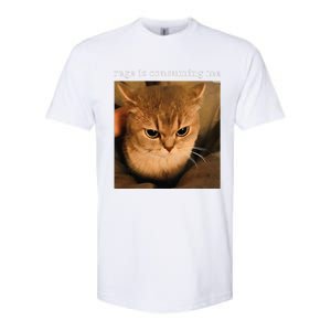 Rage Is Consuming Me Cat Meme Softstyle CVC T-Shirt