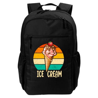 Retro Ice Cream Cone Vintage Ice Cream Lovers Backpack