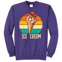 Retro Ice Cream Cone Vintage Ice Cream Lovers Sweatshirt