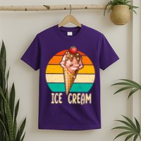 Retro Ice Cream Cone Vintage Ice Cream Lovers T-Shirt