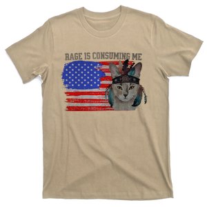 Rage Is Consuming Me Cat T-Shirt