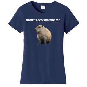 Rage Is Consuming Me Capybara Meme Women's T-Shirt