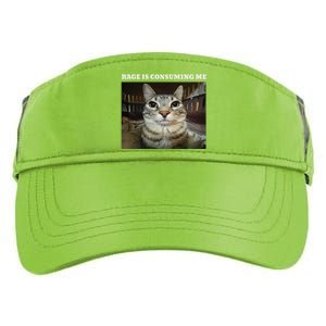 Rage Is Consuming Me Cat Meme Adult Drive Performance Visor