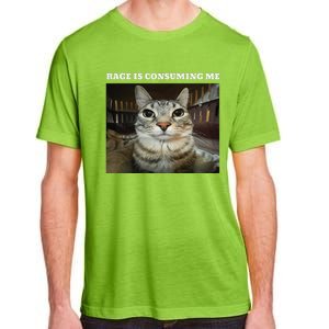 Rage Is Consuming Me Cat Meme Adult ChromaSoft Performance T-Shirt