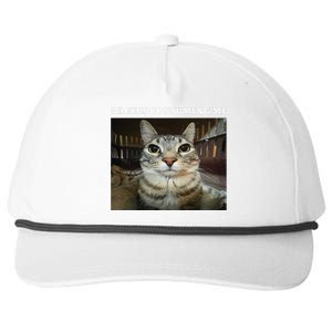 Rage Is Consuming Me Cat Meme Snapback Five-Panel Rope Hat