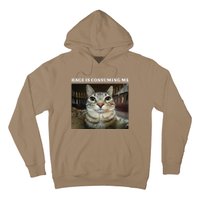 Rage Is Consuming Me Cat Meme Hoodie