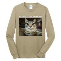 Rage Is Consuming Me Cat Meme Tall Long Sleeve T-Shirt