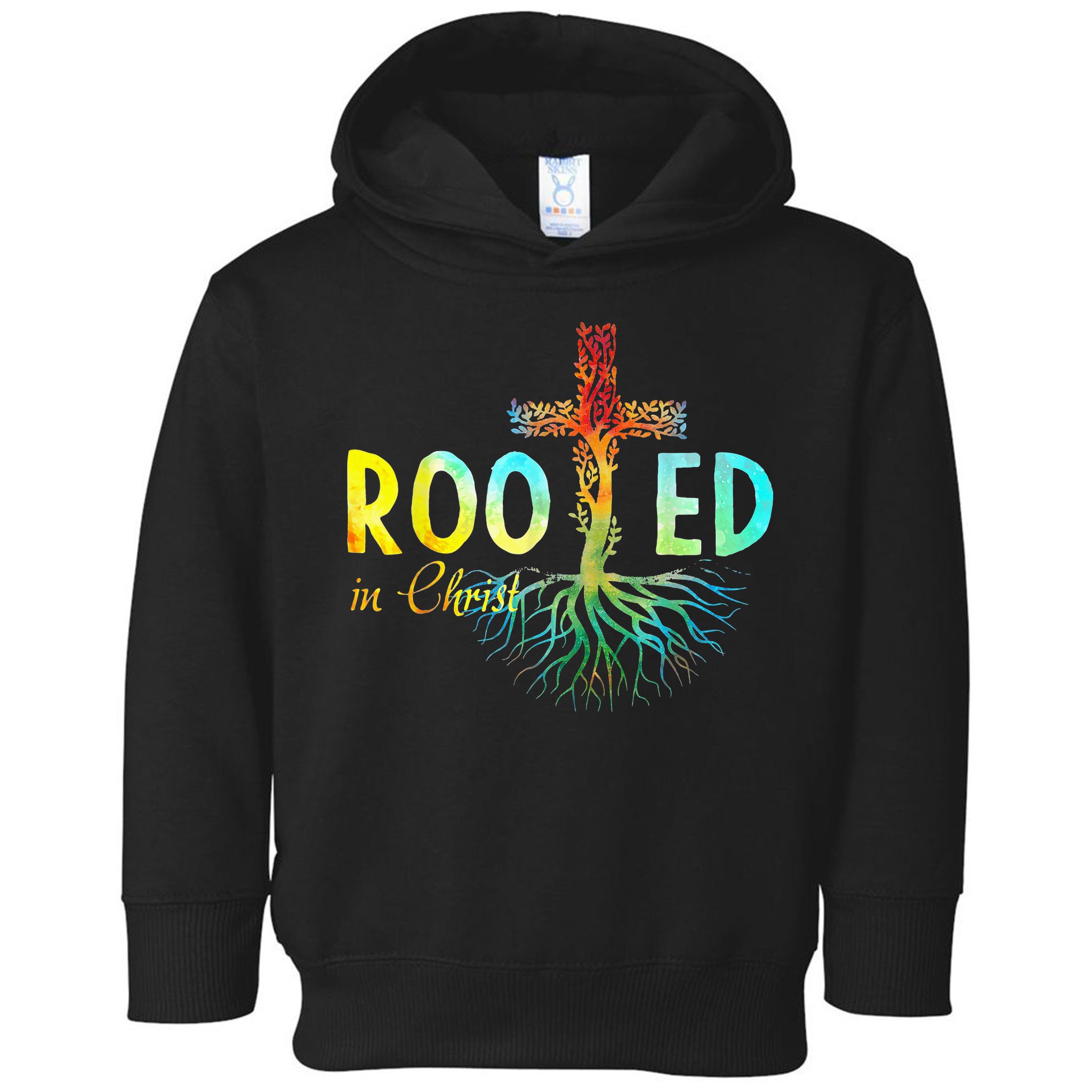 Rooted In Christ Faith Christian Jesus Lovers Toddler Hoodie