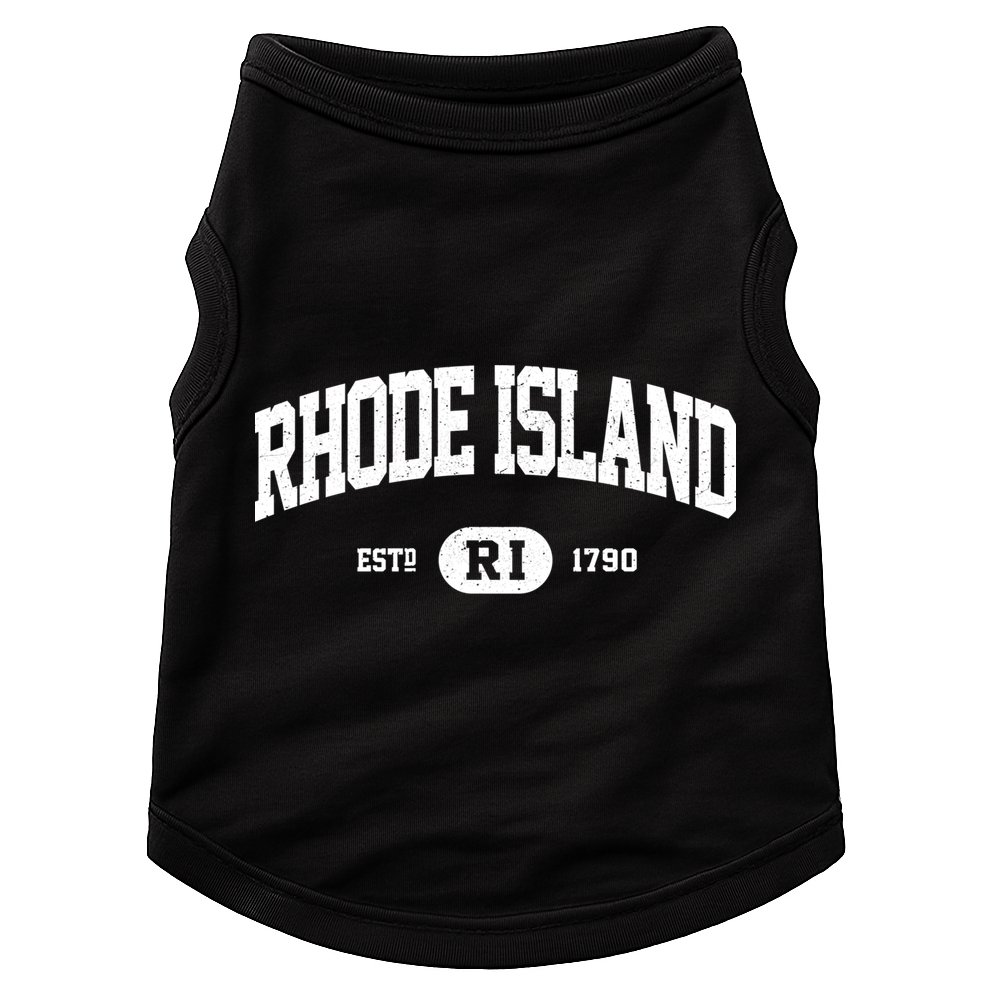 Rhode Island Cute Gift Retro Vintage Rhode Island Gift Ri Doggie Tank