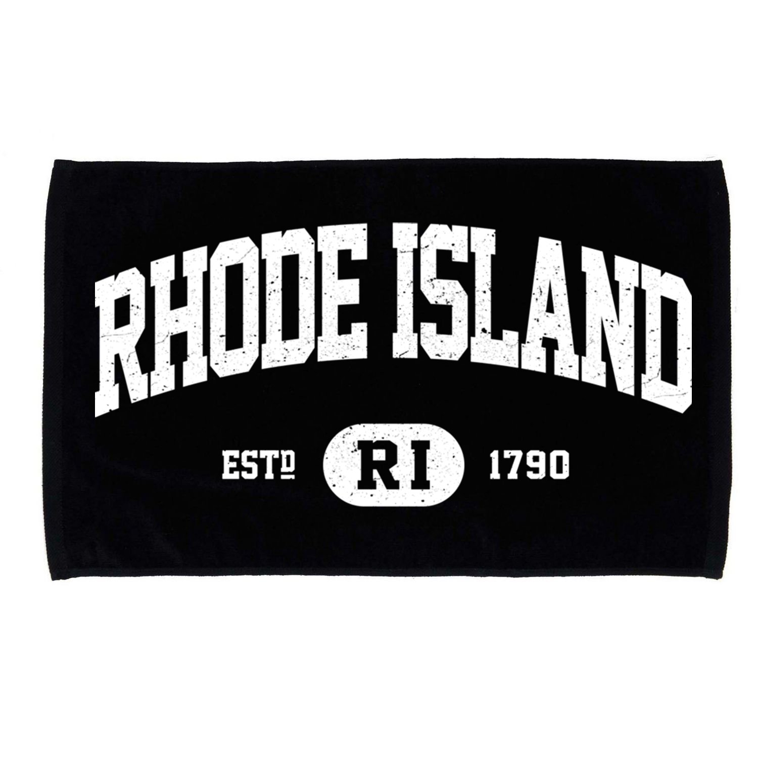 Rhode Island Cute Gift Retro Vintage Rhode Island Gift Ri Microfiber Hand Towel