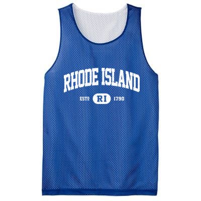 Rhode Island Cute Gift Retro Vintage Rhode Island Gift Ri Mesh Reversible Basketball Jersey Tank