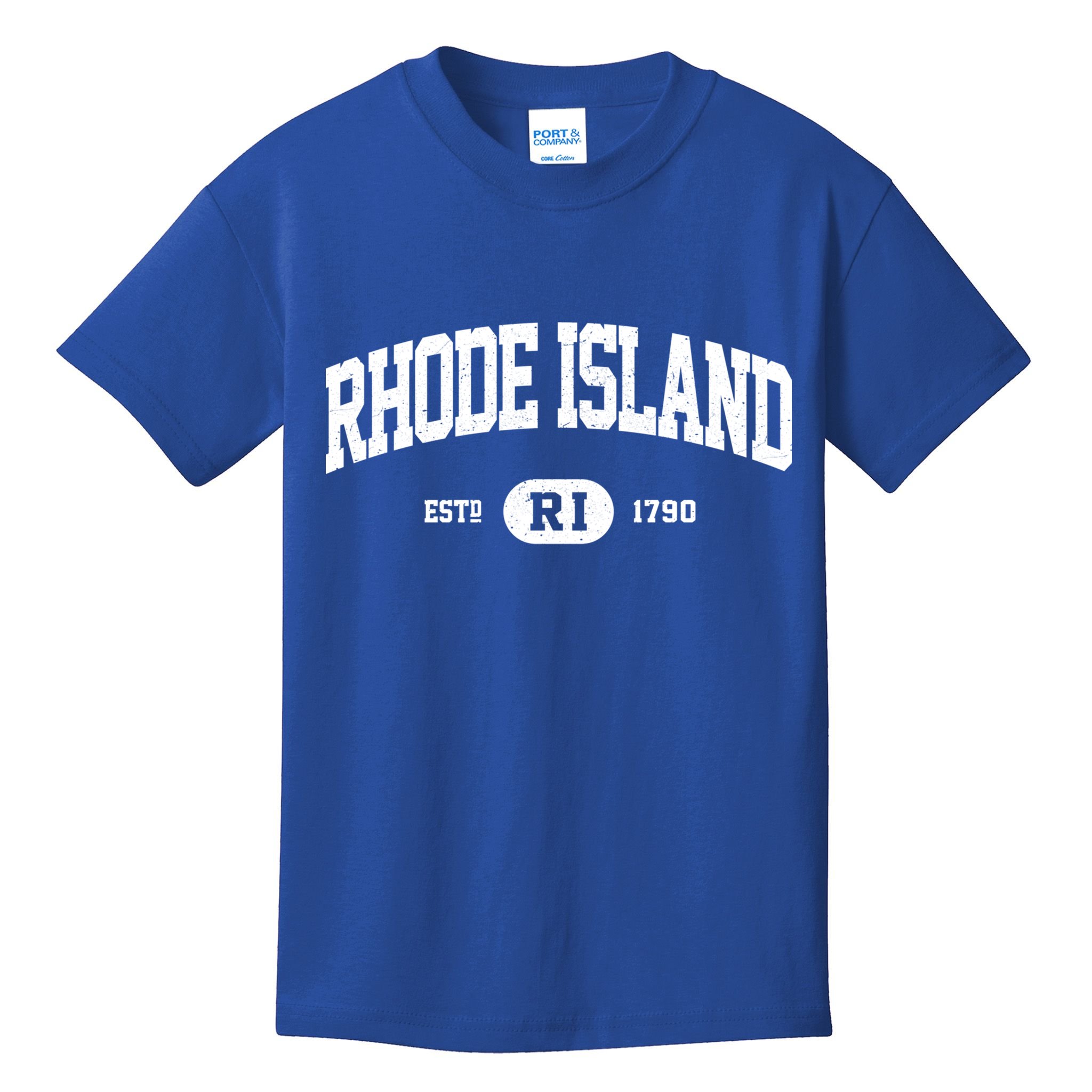 Rhode Island Cute Gift Retro Vintage Rhode Island Gift Ri Kids T-Shirt