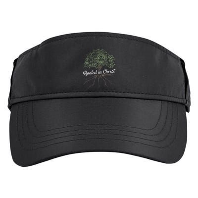 Rooted In Christ Christian Jesus Adult Drive Performance Visor