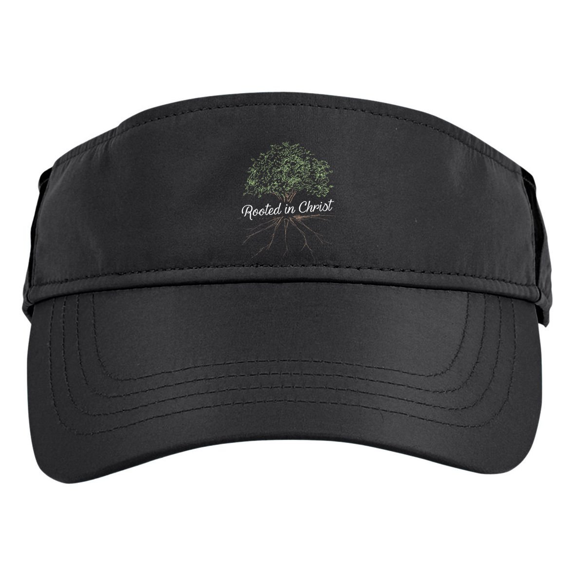 Rooted In Christ Christian Jesus Adult Drive Performance Visor