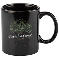Rooted In Christ Christian Jesus 11oz C Handle Ceramic Mug