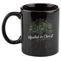 Rooted In Christ Christian Jesus 11oz C Handle Ceramic Mug