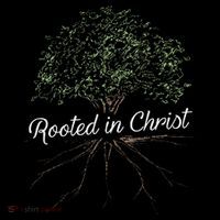 Rooted In Christ Christian Jesus Drawstring Bag