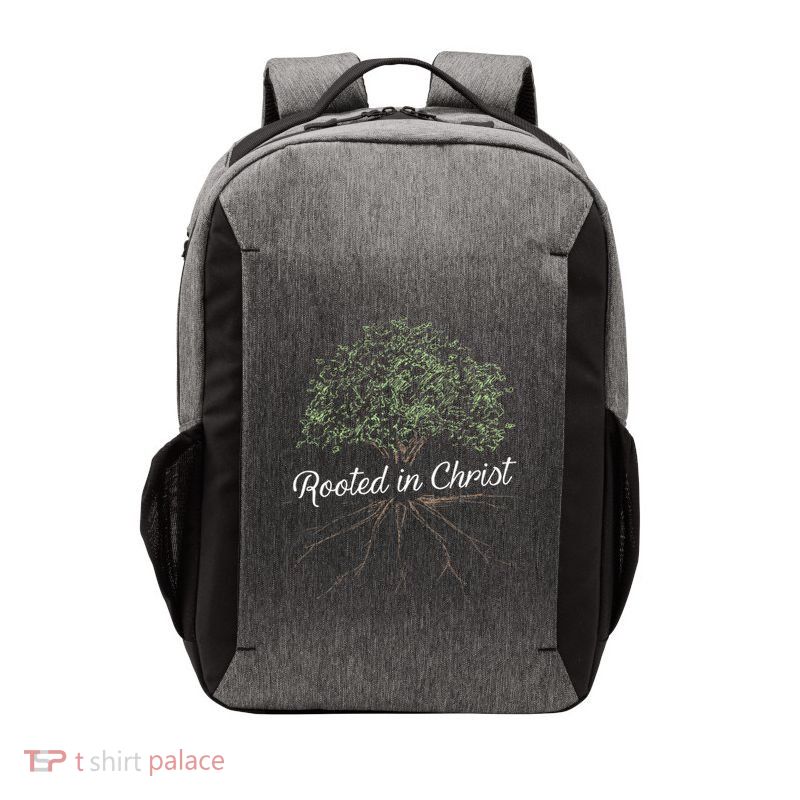 Rooted In Christ Christian Jesus Vector Backpack