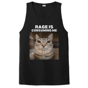 Rage Is Consuming Me Meme Cat Meme Internet Memes Funny Meme PosiCharge Competitor Tank