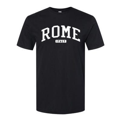 Rome Italy College Softstyle CVC T-Shirt