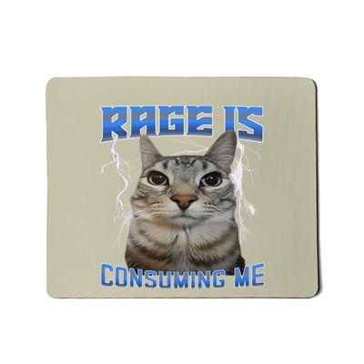 Rage Is Consuming Me Meme Cat Meme Oddly Specific Memes Joke Mousepad