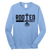 Rooted In Christ Religious Long Sleeve Shirt