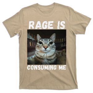 Rage Is Consuming Me Cat T-Shirt