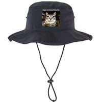 Rage Is Consuming Me Silly Staring Cat Meme Bucket Hat