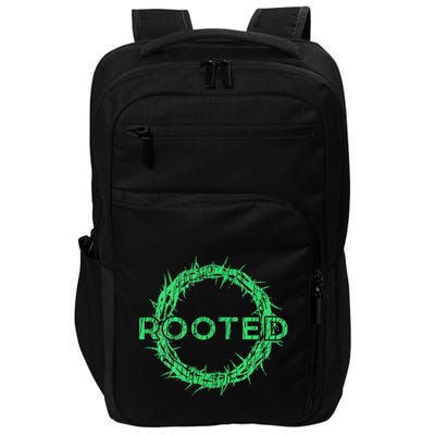 Rooted In Christ Having Your Roots Firmly In God Impact Tech Backpack