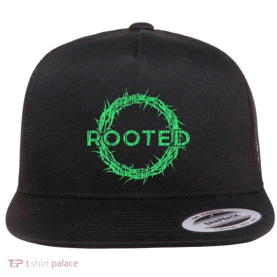 Rooted In Christ Having Your Roots Firmly In God Flatbill Hat