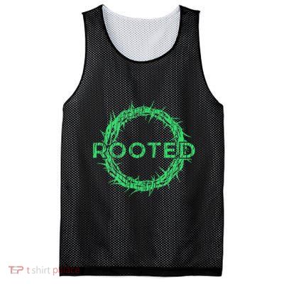 Rooted In Christ Having Your Roots Firmly In God Mesh Reversible Basketball Jersey Tank