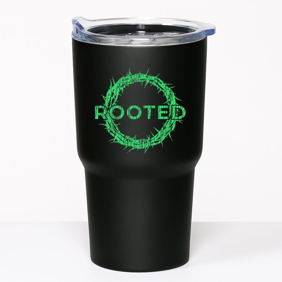 Rooted In Christ Having Your Roots Firmly In God Tumbler