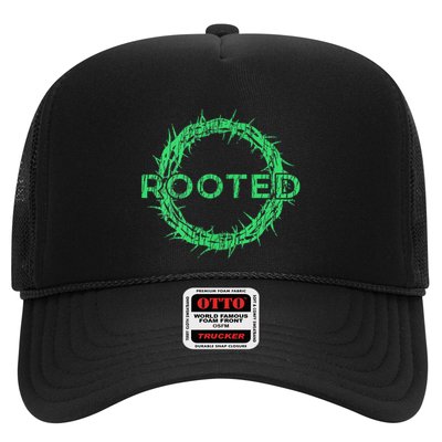 Rooted In Christ Having Your Roots Firmly In God Trucker Hat