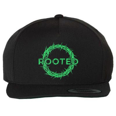 Rooted In Christ Having Your Roots Firmly In God Wool Snapback Cap