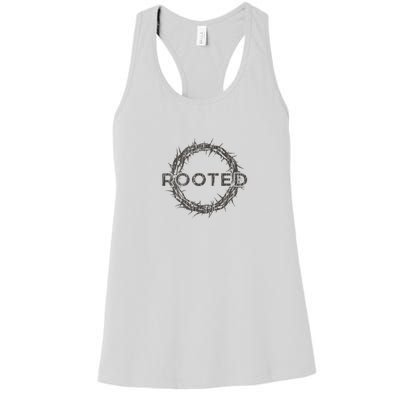 Rooted In Christ Women's Racerback Tank