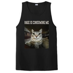 Rage Is Consuming Me Cat PosiCharge Competitor Tank