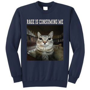 Rage Is Consuming Me Cat Sweatshirt