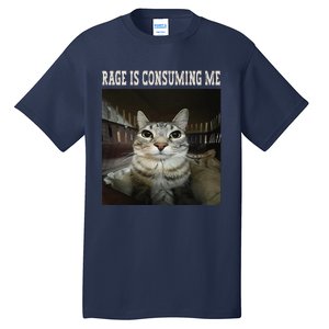 Rage Is Consuming Me Cat Tall T-Shirt