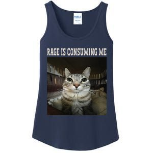 Rage Is Consuming Me Cat Ladies Essential Tank