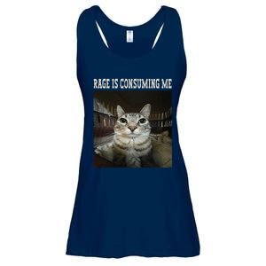 Rage Is Consuming Me Cat Ladies Essential Flowy Tank