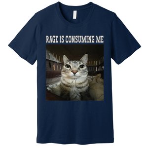 Rage Is Consuming Me Cat Premium T-Shirt