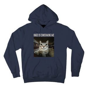 Rage Is Consuming Me Cat Tall Hoodie