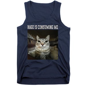 Rage Is Consuming Me Cat Tank Top