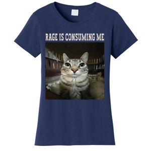 Rage Is Consuming Me Cat Women's T-Shirt