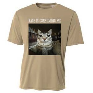 Rage Is Consuming Me Cat Cooling Performance Crew T-Shirt