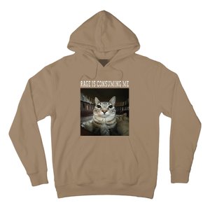 Rage Is Consuming Me Cat Hoodie