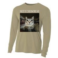 Rage Is Consuming Me Cat Cooling Performance Long Sleeve Crew