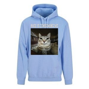 Rage Is Consuming Me Cat Unisex Surf Hoodie