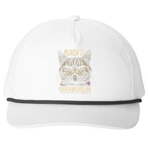 Rage Is Consuming Me Cat Meme Snapback Five-Panel Rope Hat