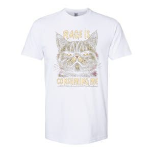 Rage Is Consuming Me Cat Meme Softstyle CVC T-Shirt